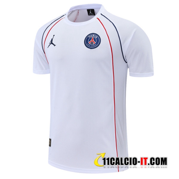 Vendita T Shirt Allenamento Jordan PSG Bianco 2022 2023