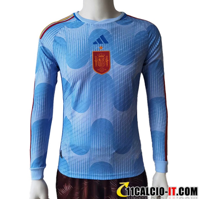 Offerta Nuova Maglia Nazionale Spagna Seconda Manica Lunga