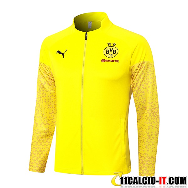 Nuova Giacca Calcio Dortmund Giallo 2023 2024