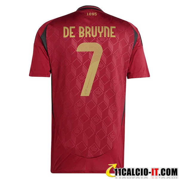 Numeri Maglie Calcio Belgio De Bruyne Uefa Euro Prima