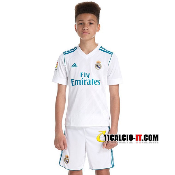 Nuove Prima Maglia Real Madrid Bambino 2017/18 | personalizzata