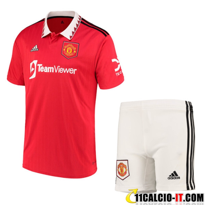 La Nuova Kit Maglia Manchester United Prima + Pantaloncini 2022/2023