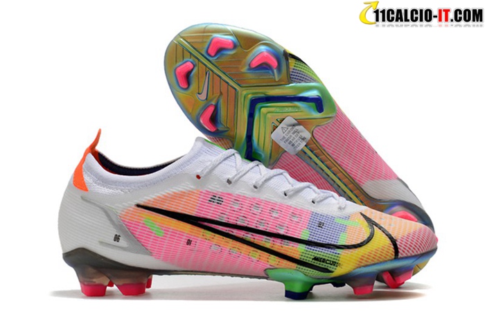 Store Nike Scarpe Da Calcio Vapor 14 Elite FG Rosa/Bianco