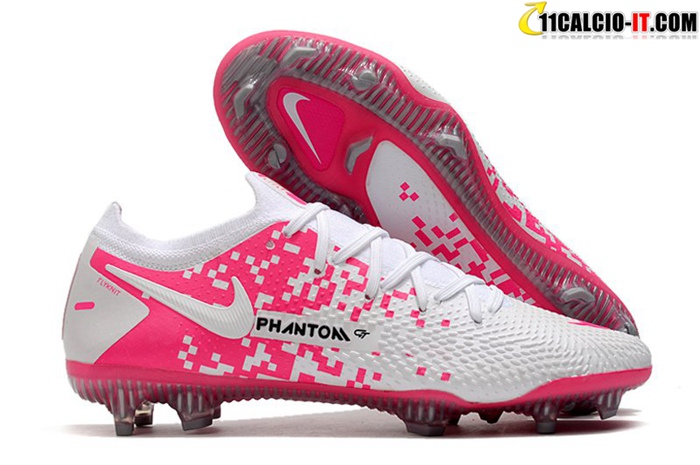 Le Nuove Nike Scarpe Da Calcio Phantom GT Elite FG Bianco/Rosa