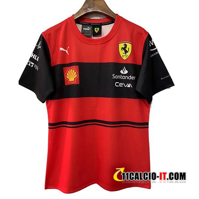 Collezionisti T-Shirt F1 Scuderia Ferrari Team Rosso 2022