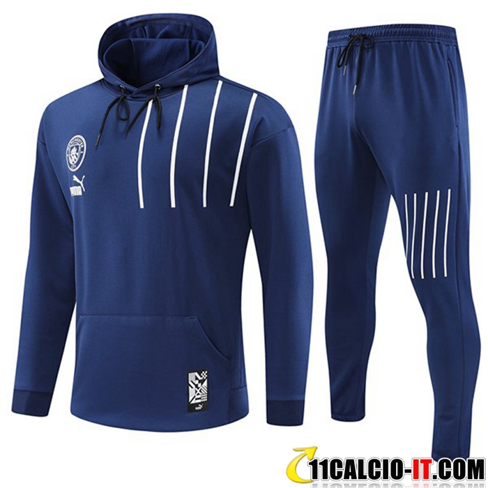 Crea La Tua Insieme Giacca A Vento Con Cappuccio Manchester City Blu ...