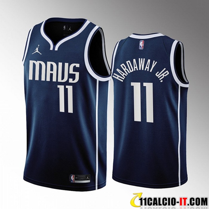 Personalizza Maglia Dallas Mavericks (HARDAWAY JR. #11) 2022/23 blu navy