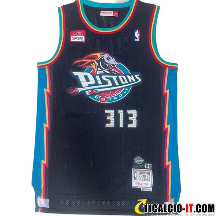 Siti Per Comprare Maglia Detroit Pistons (shady #313) 2022 23 Nero