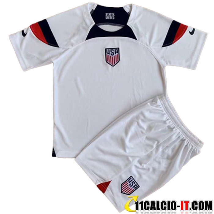 Collezionisti Nuova Maglie Calcio USA Bambino Prima 2022/2023