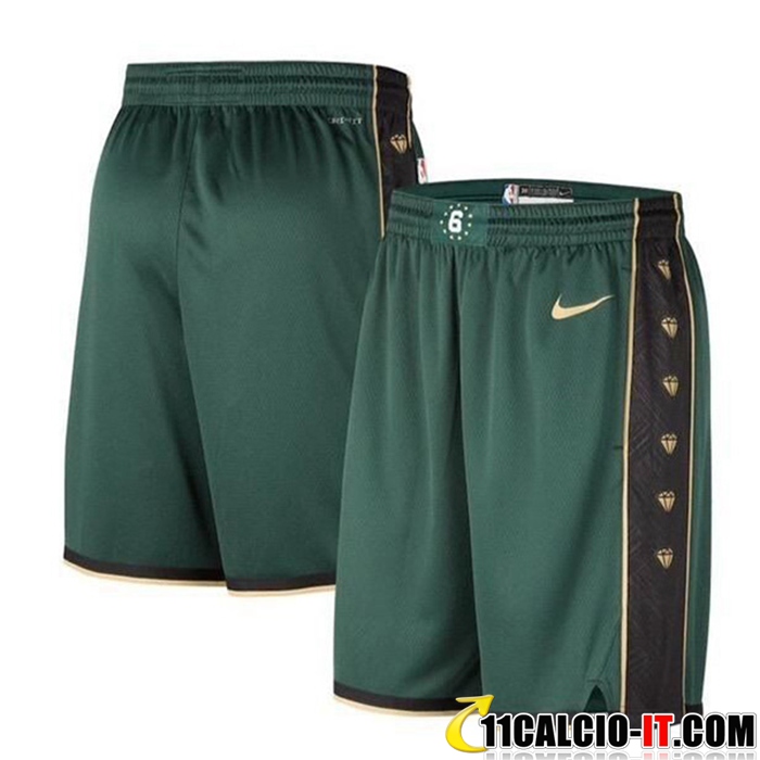 Siti Pantaloncini NBA Boston Celtics Verde -02