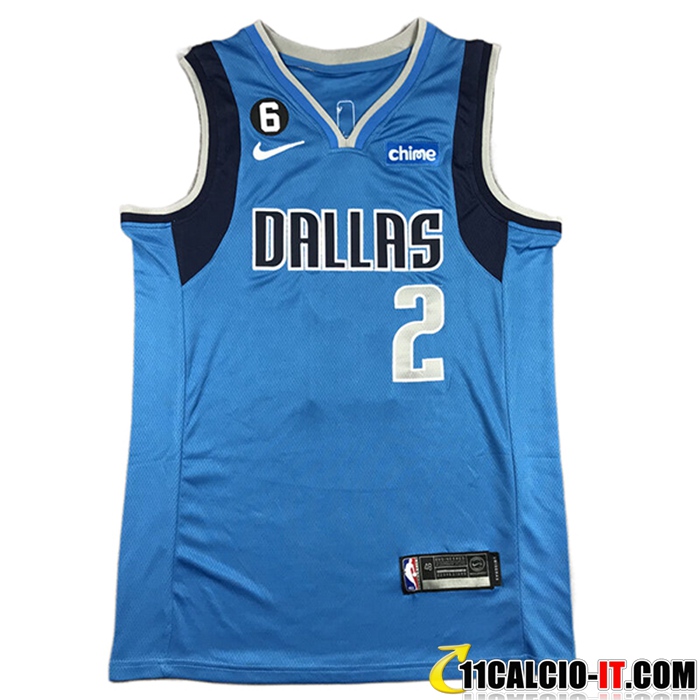 Acquisto Maglia Dallas Mavericks (IRVING #2) 2022/23 Blu