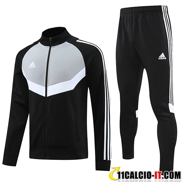 Siti Insieme Tuta Calcio - Giacca Adidas Nero/Grigio 2023/2024