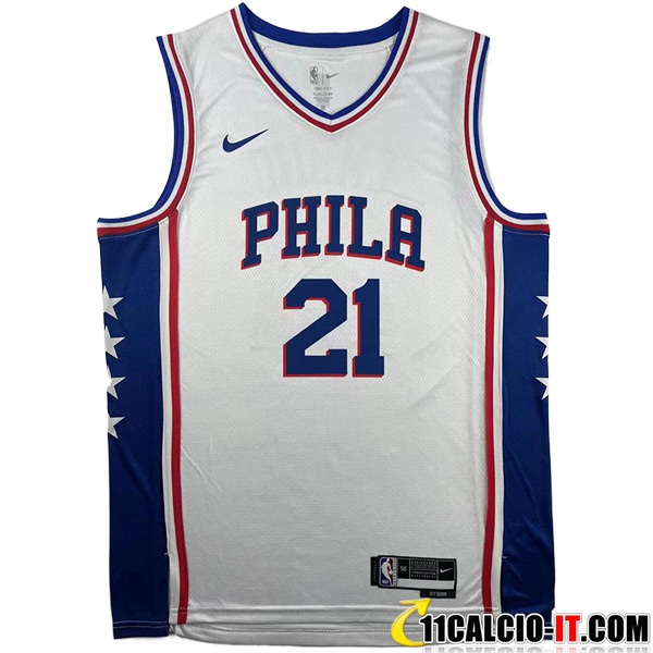 Collezionisti Maglia Philadelphia 76ers (EMRIID #21) 2023/24 Bianco