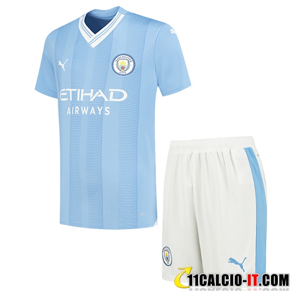 Collezionisti Maglie Calcio Manchester City Bambino Prima 2023/2024