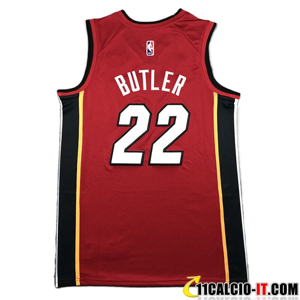 Personalizza Maglia Miami Heat (EMBIID #21) 2023/24 Rosso -02