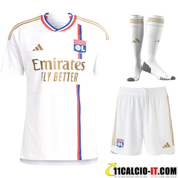 Repliche Kit Maglia Lyon Prima (Pantaloncini + Calzini) 2023/2024