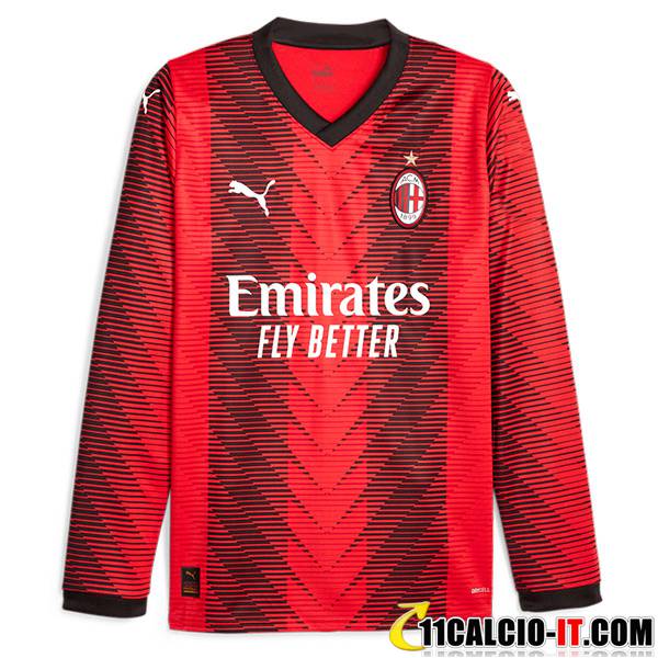 Sito Maglie Calcio AC Milan Prima Manica Lunga 2023/2024