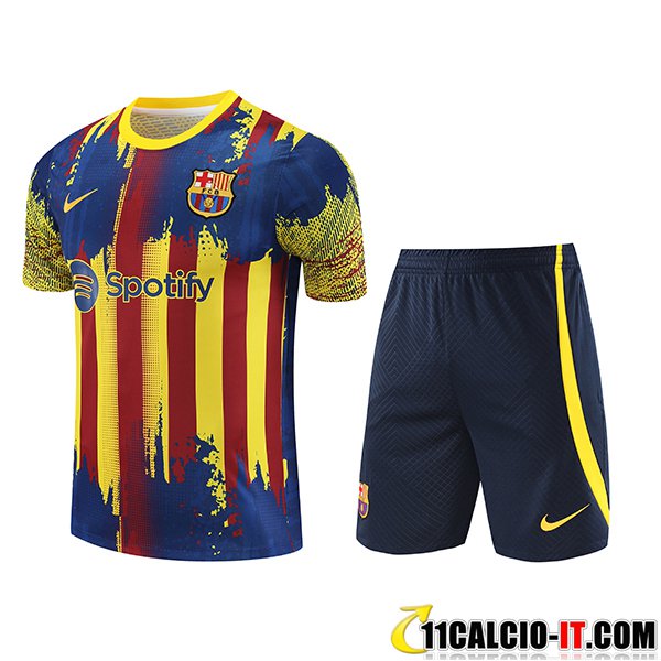 Ingrosso Kit Maglia Allenamento + Pantaloncini Jordan FC Barcellona ...