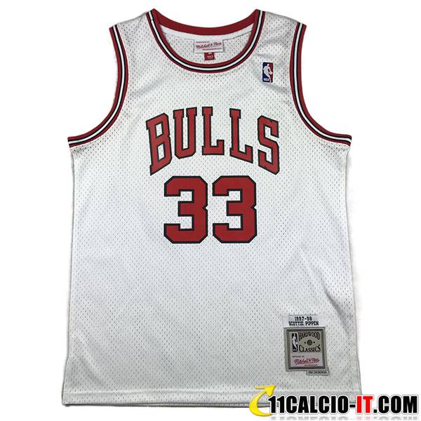 Crea Maglia Chicago Bulls (PIPPEN #33) 2023/24 Bianco