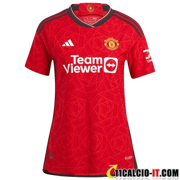 Imitazioni Maglie Calcio Manchester United Donna Prima 2023/2024