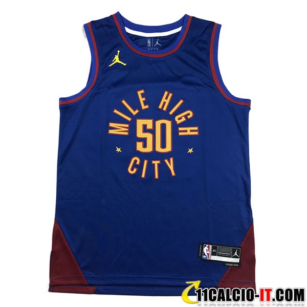 Siti Dove Maglia Denver Nuggets (GOROON #50) 2023/24 Blu -02