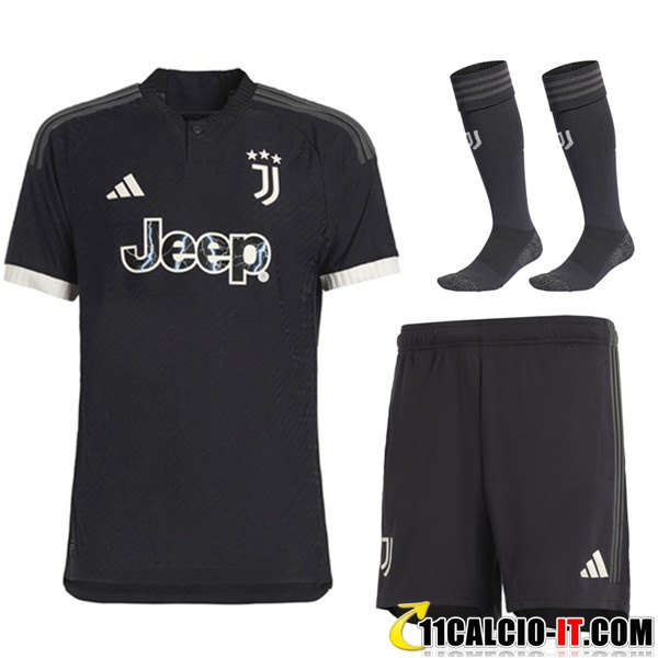 Ingrosso Kit Maglia Juventus Terza (Pantaloni + Calzini) 2023/2024