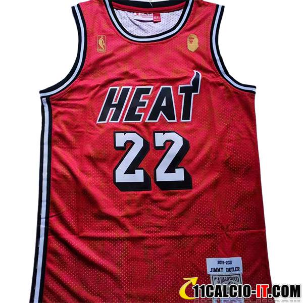 Imitazioni Maglia Miami Heat (BUTLER #22) 2023/24 Rosso -04