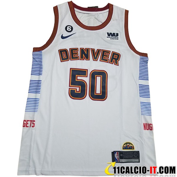 Numeri Maglia Denver Nuggets (GORDON #50) 2023/24 Bianco