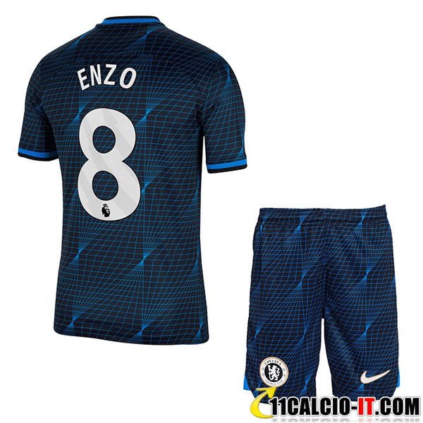 Numeri Maglie Calcio Chelsea (ENZO #8) Bambinos 2023/2024 Seconda