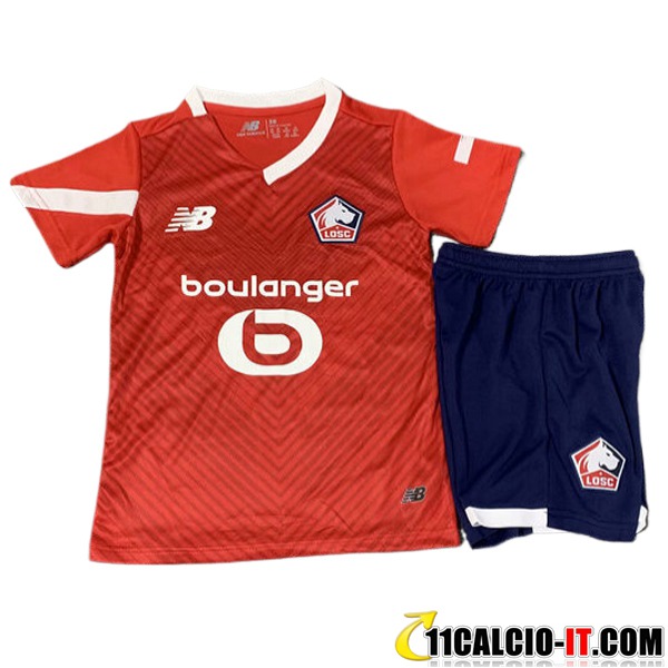 Vendita Maglie Calcio Lille LOSC Bambino Prima 2023/2024