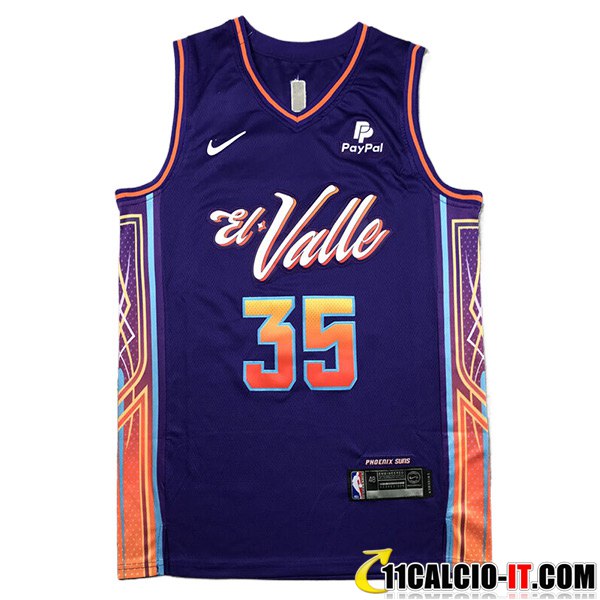 Creare Maglia Phoenix Suns (DURANT #35) 2023/24 viola -03