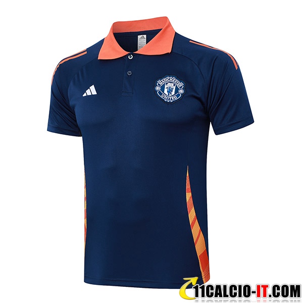 Nuovo Arrivo Manchester United Maglia Polo Calcio Affidabili a poco prezzo